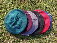 beret mohair soie